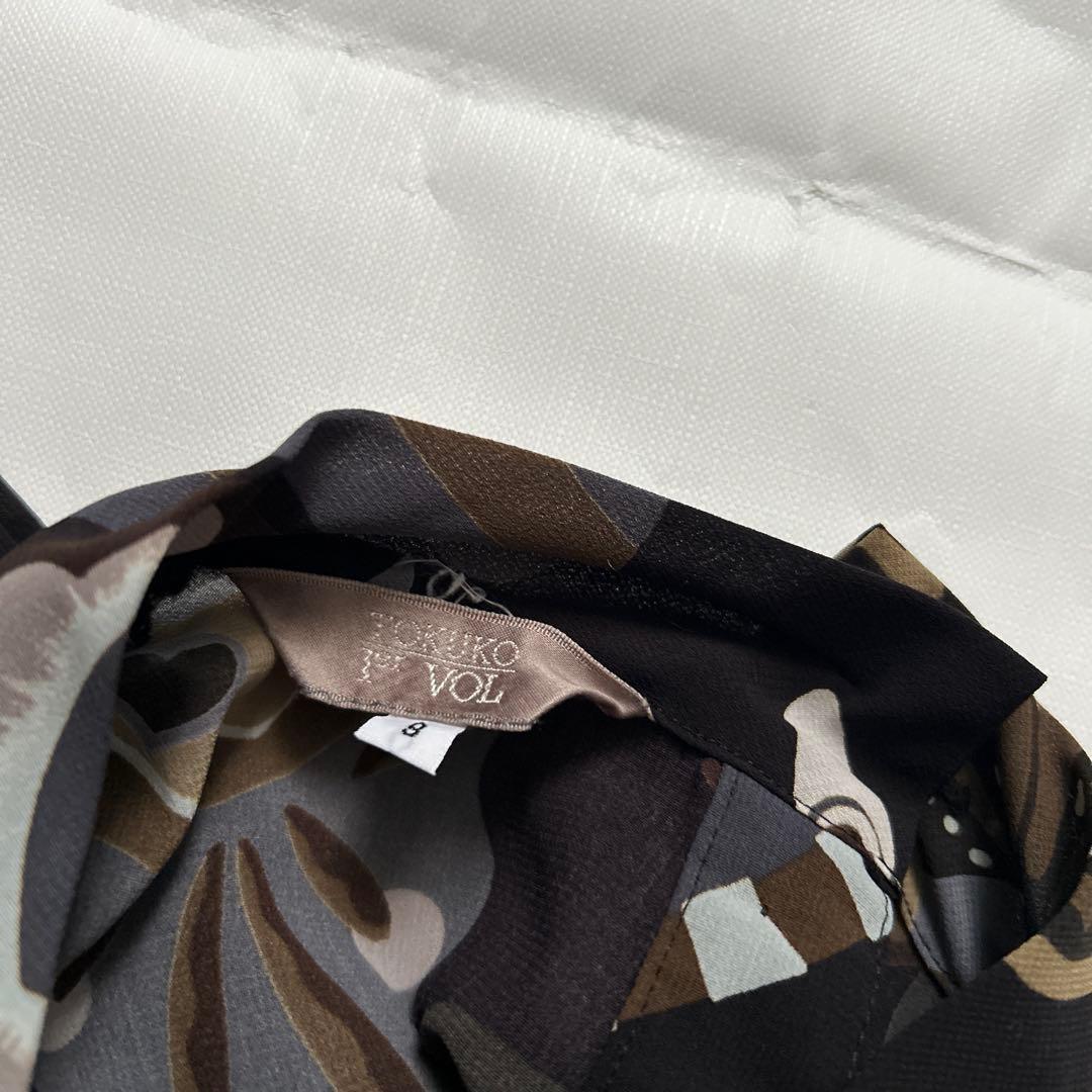 トクコプルミエヴォル蝶々チュニックブラウスTOKUKO1erVOL