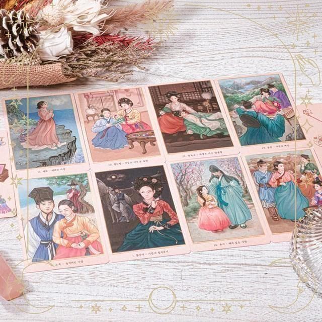 入手困難✨韓国の妓生を描く美麗デッキ✨解語花／コリアンキーセンオラクルカード