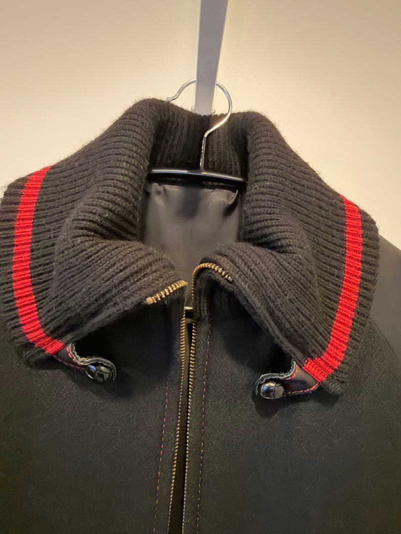 【美品】ナンバーナイン　Numbernine復刻ドンキージャケット 黒赤　2