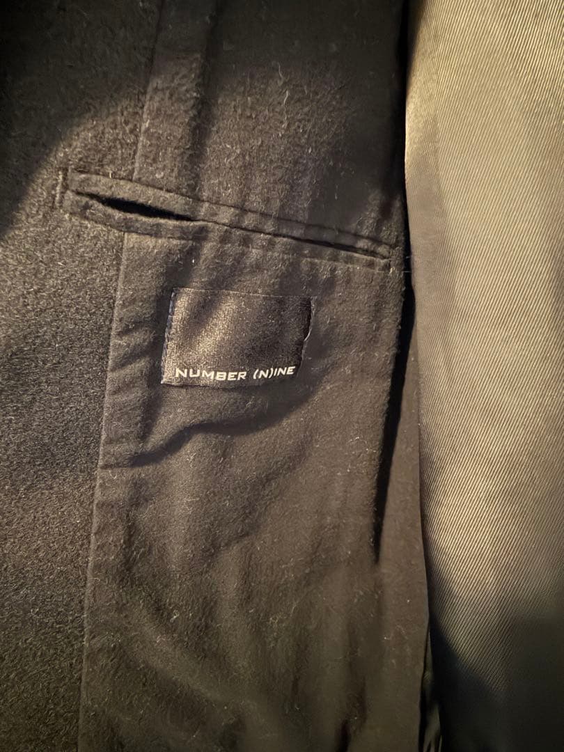 【美品】ナンバーナイン　Numbernine復刻ドンキージャケット 黒赤　2