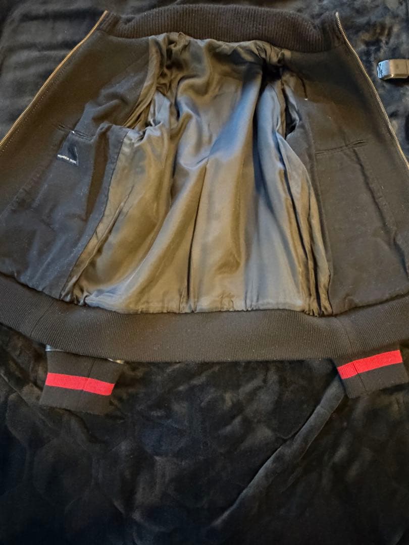 【美品】ナンバーナイン　Numbernine復刻ドンキージャケット 黒赤　2