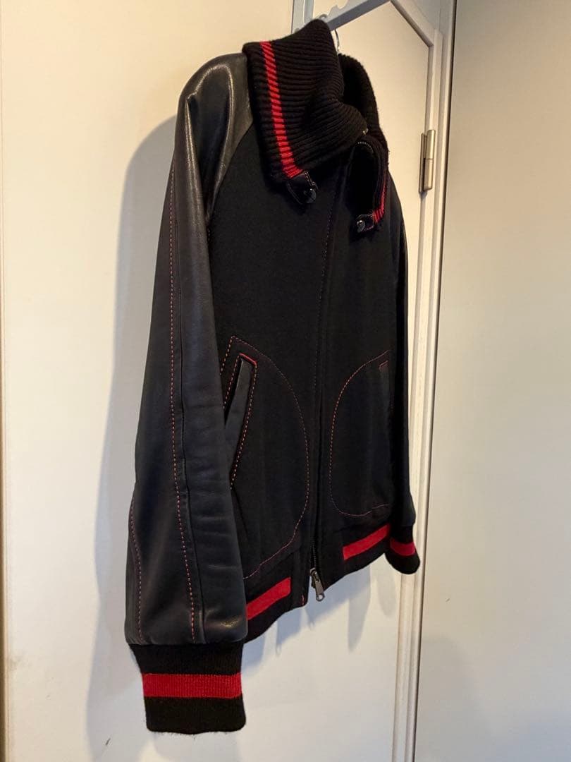 【美品】ナンバーナイン　Numbernine復刻ドンキージャケット 黒赤　2