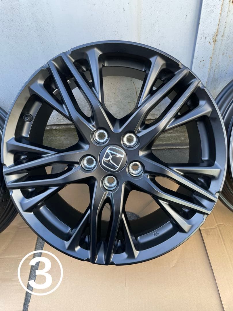 yossy　オデッセイ　18インチ ブラックスポークホイール 4個セット