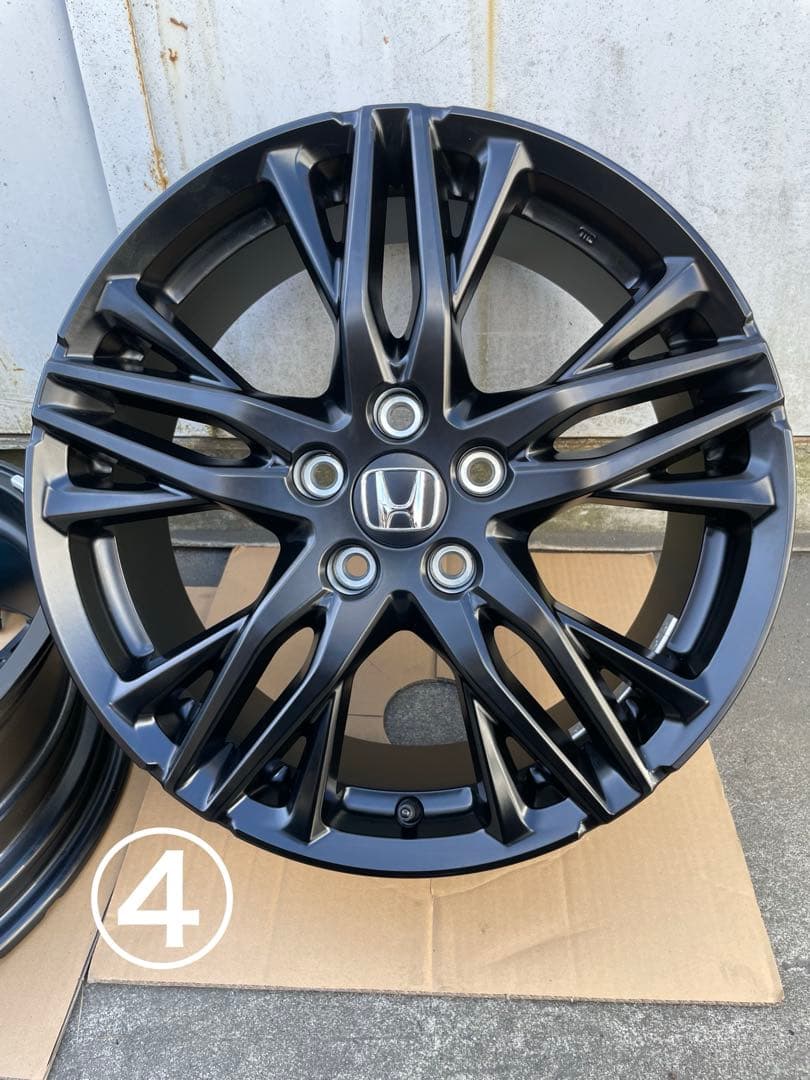 yossy　オデッセイ　18インチ ブラックスポークホイール 4個セット