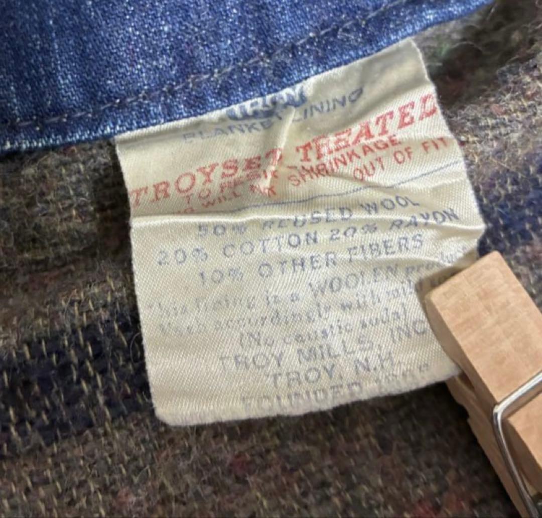 50s 60s ビンテージカバーオール 雰囲気抜群 パワーハウス ブランケット