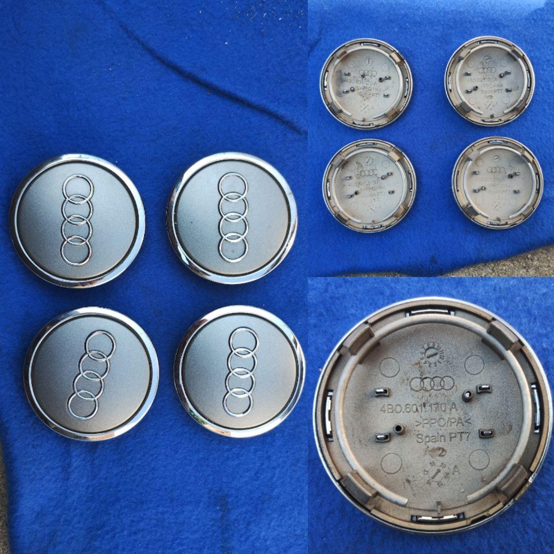 送料込み！アウディTTS純正18インチ4本 ガリ傷、塗装剥れ有り CAP付