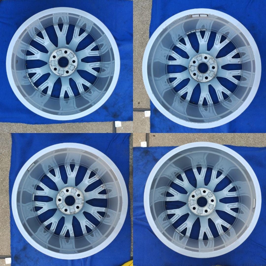 送料込み！アウディTTS純正18インチ4本 ガリ傷、塗装剥れ有り CAP付