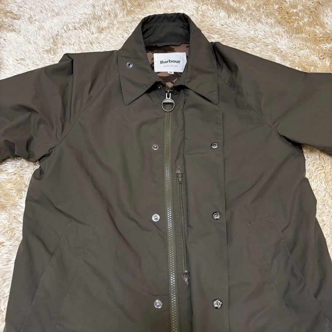 【良品】Barbour NEW TRANSPORT JACKET カーキ M