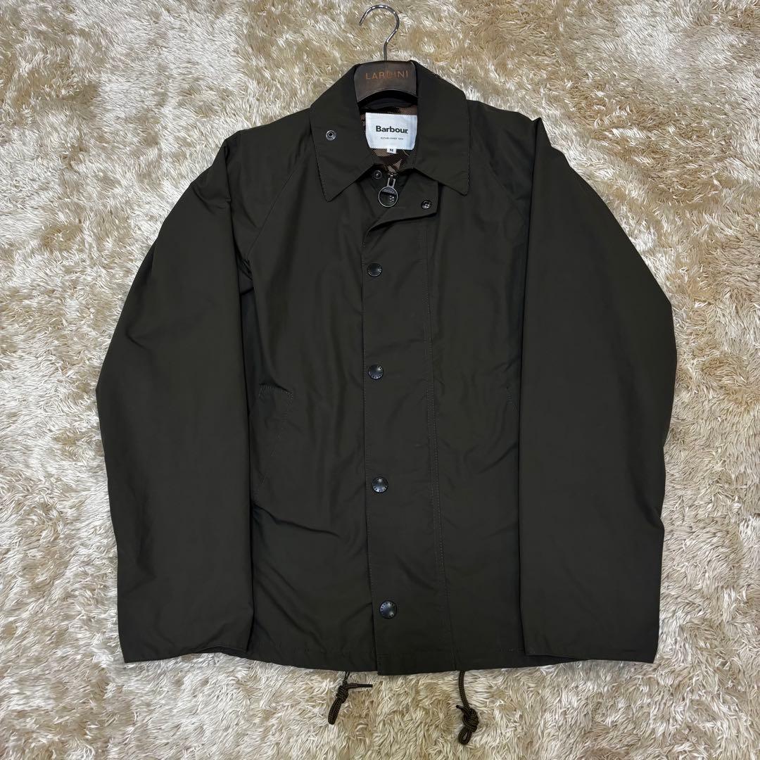 【良品】Barbour NEW TRANSPORT JACKET カーキ M