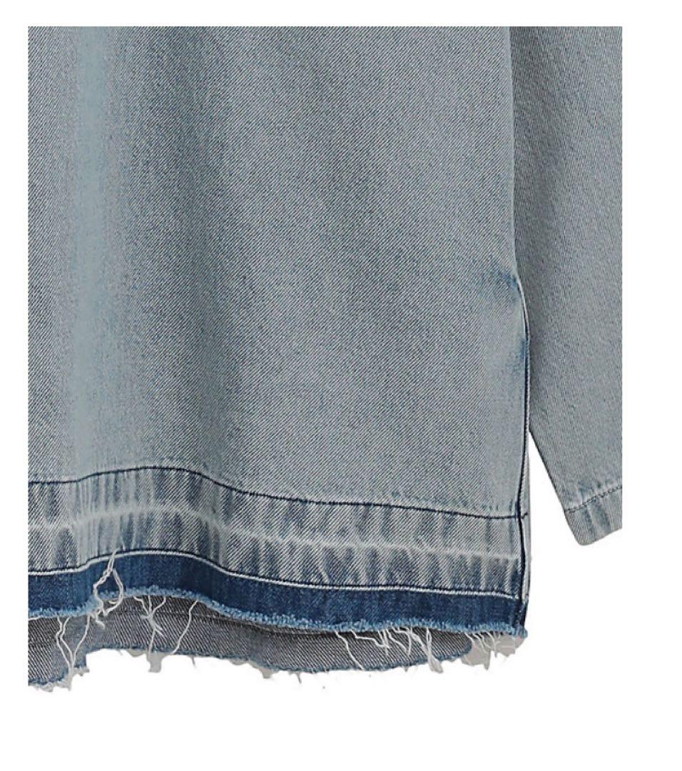 新品未使用　CLANE クラネDENIM OVER SKIPPER SHIRTS