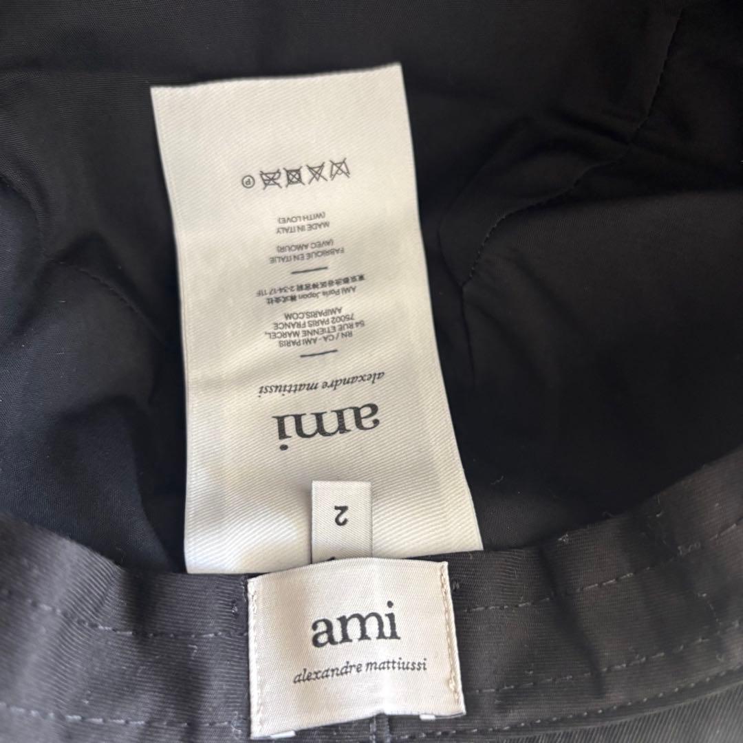 新品アミパリス　バケットハット 黒