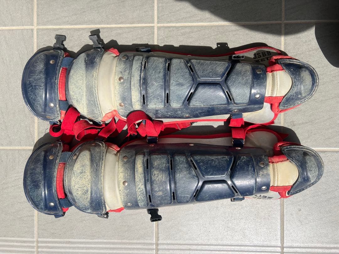 ZETT JSBB キャッチャー用防具 ネイビー/レッド