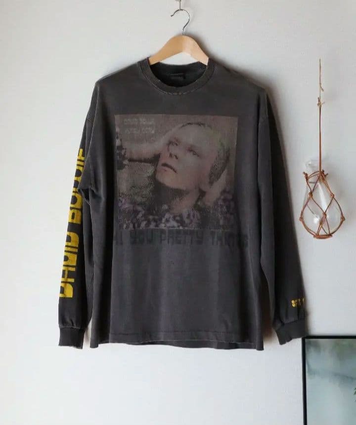 セントマイケル　ロングスリーブtシャツ　デイビットボウイ