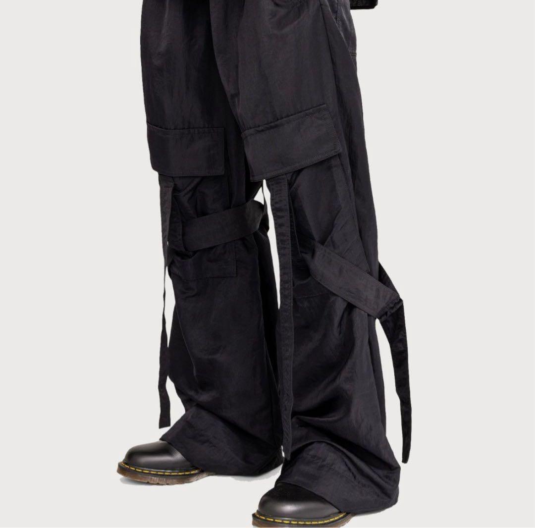 カ*ン様 dries van noten 23aw ナイロン ストラップ カーゴ