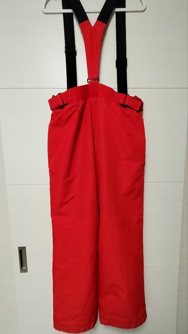 DESCENTE　スキーウェア M 黒 赤 ロゴ入り