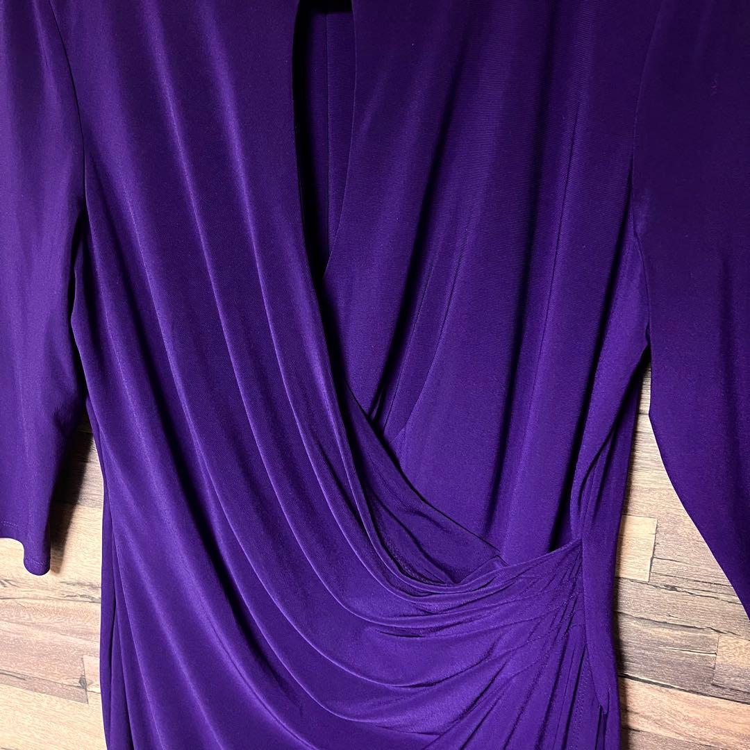 【新品】LAUREN RALPH LAUREN ロイヤルカシュクールドレス