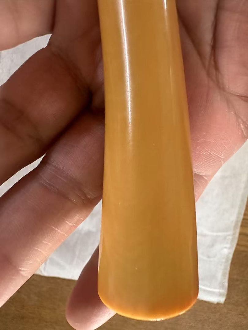 鯨歯 マッコウ鯨 牙 パイプ キセル 特大 56グラム