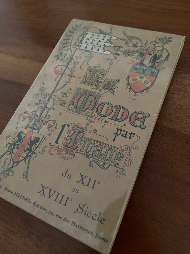 仏文　17〜18世紀のモード画集　ルイ＝マリー・ランテ画