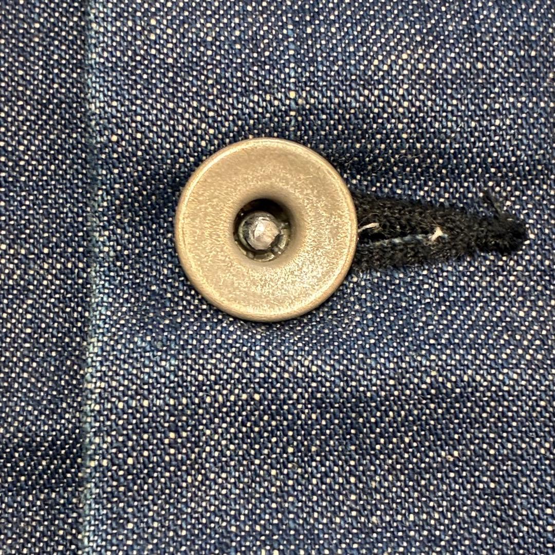 美品 BELAFONTE カバーオール デニムジャケット ワッペンロゴ 月桂樹