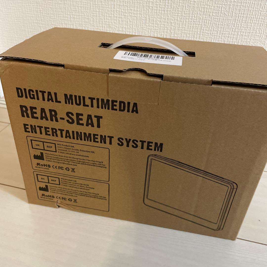 10.1インチ後部座席DVDモニター ヘッドレストモニター　スピーカーHDMI