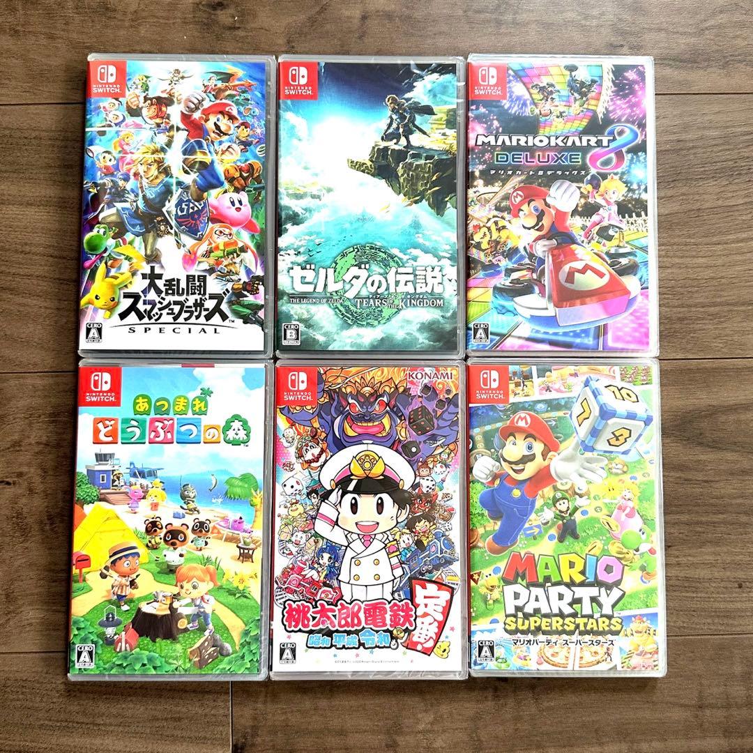 Nintendo Switch ソフト6本　新品未開封