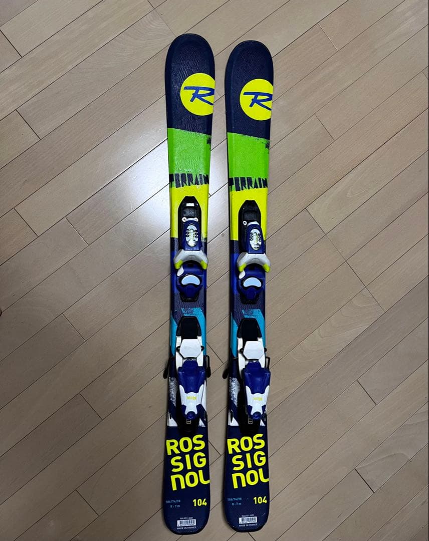 Rossignol スキー板 104cm 　ブーツ 17センチセット