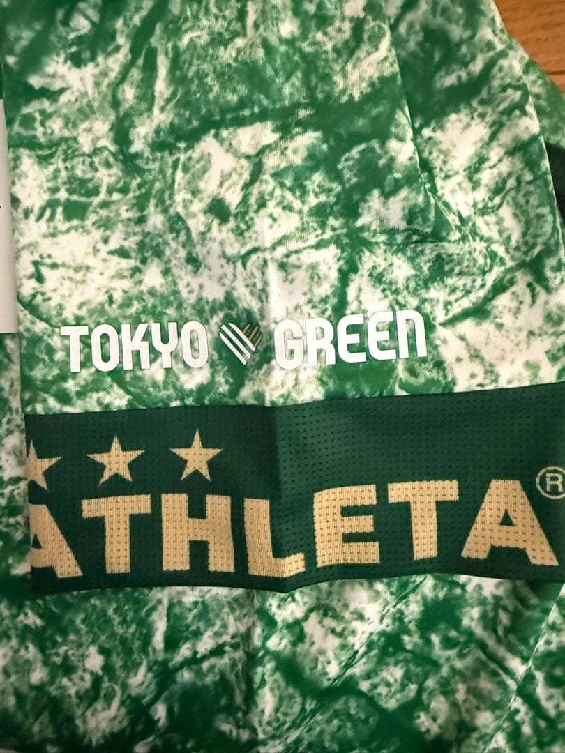 試合時着用支給品 東京ヴェルディ プラクティスシャツ ATHLETA Ｏサイズ