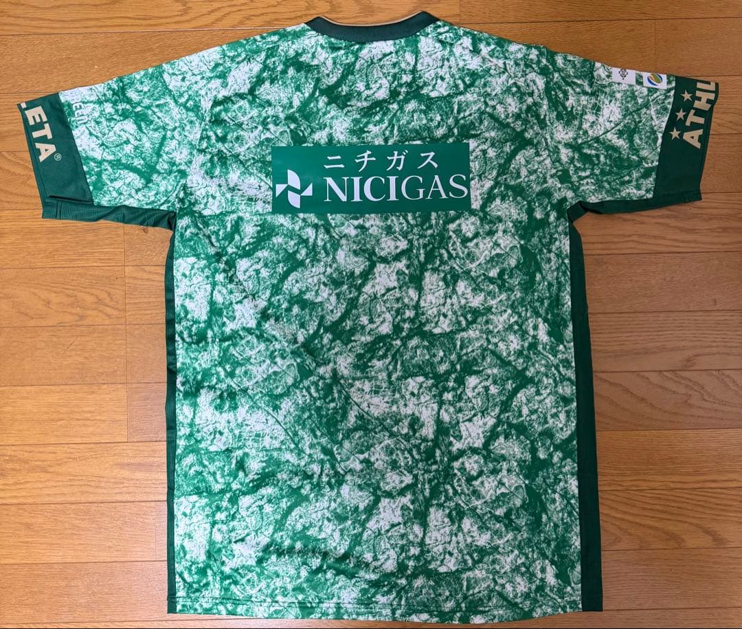 試合時着用支給品 東京ヴェルディ プラクティスシャツ ATHLETA Ｏサイズ