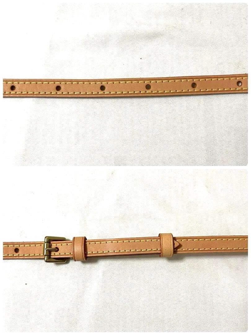 【未使用級】LOUIS VUITTON ショルダーストラップ ヌメ革 117㎝