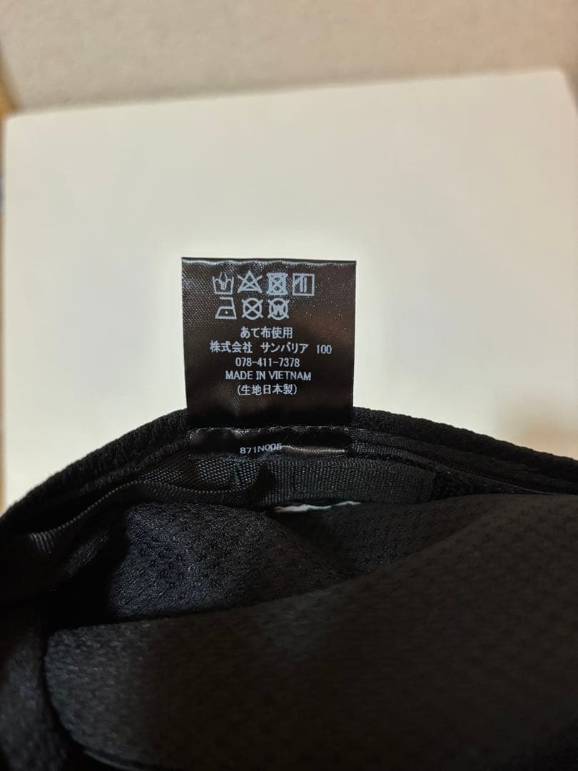 サンバリア100 トラベルハット　ハットストラップ付　汚れ防止テープ