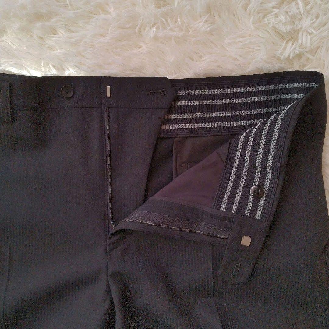 極美品 PERSON'S 高機能 形状記憶 スリーピース AB6 黒