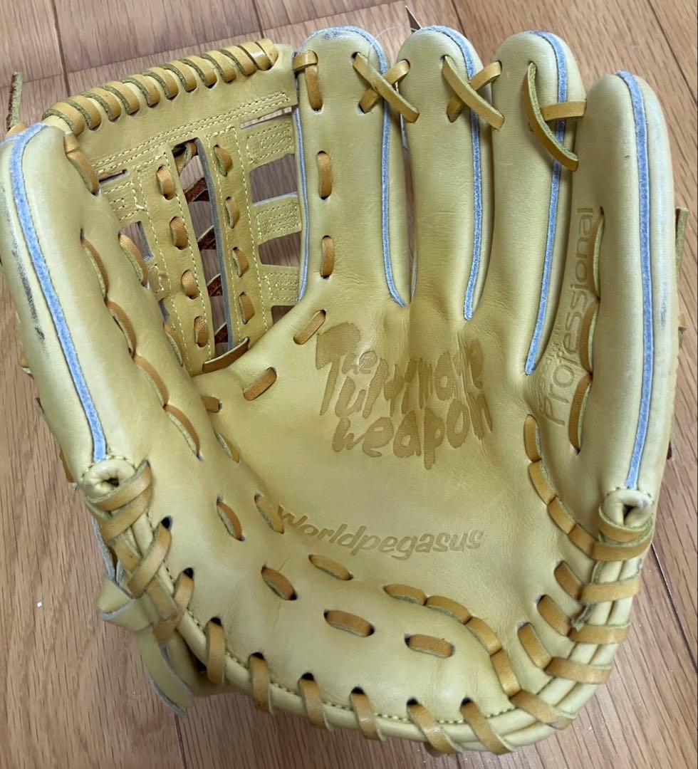 新品未使用品　ワールドペガサス　軟式用　内野用グローブ　日本製