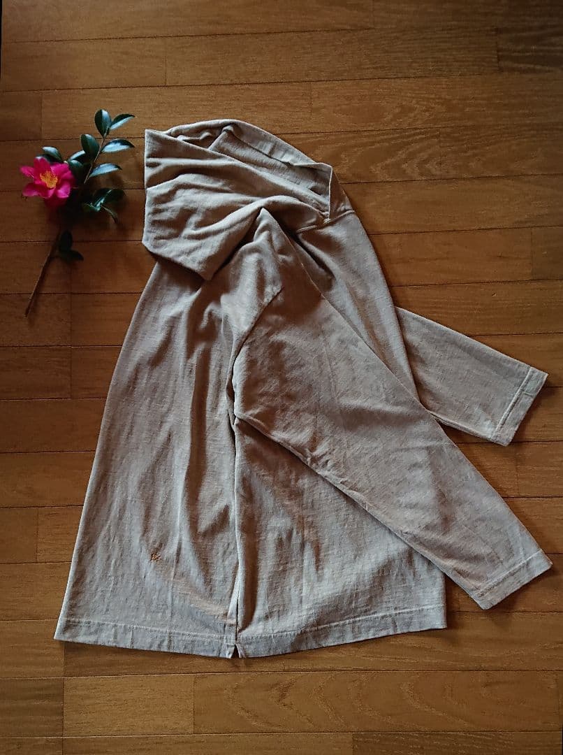 45R☆度詰め天竺の908オーシャンフーディ/ベージュ♪