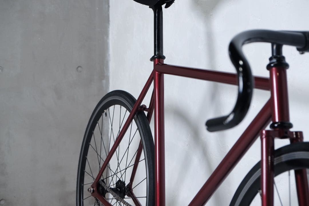 自転車本体 fuji feather Porsche993 arena red paint