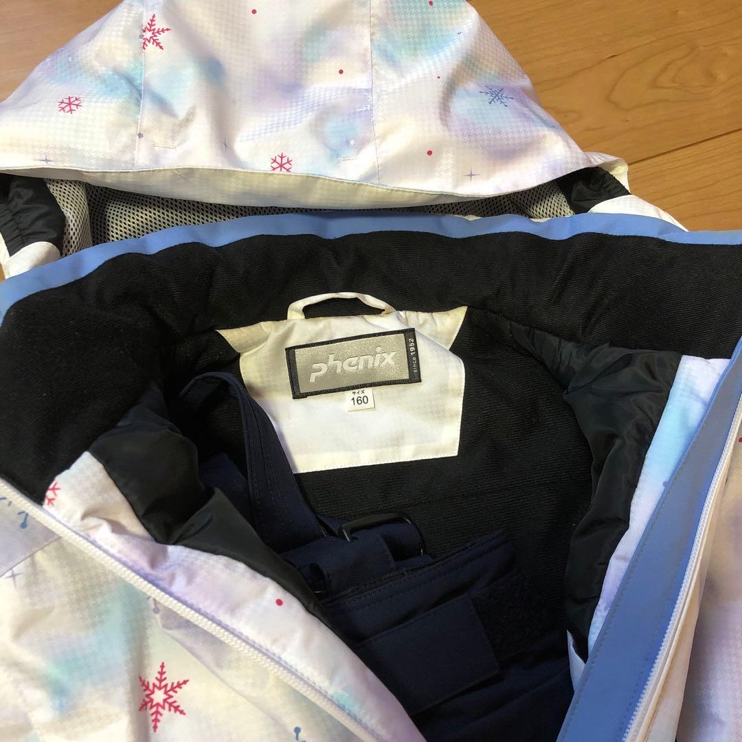 美品　phenix 子ども用スキーウェア 160 女の子