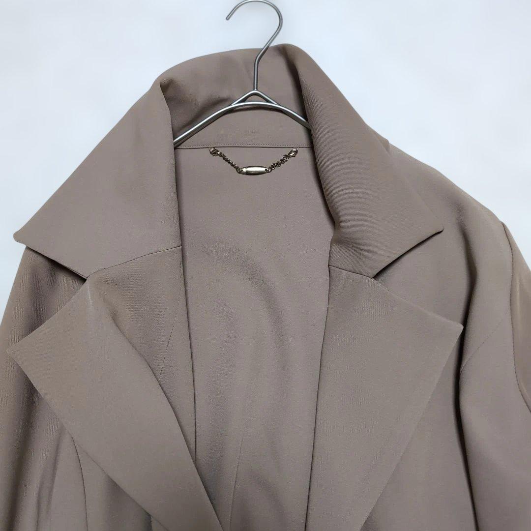 完売品✨【ジェンヌ】オードリーフレアトレンチコートM バイカラー　21AW