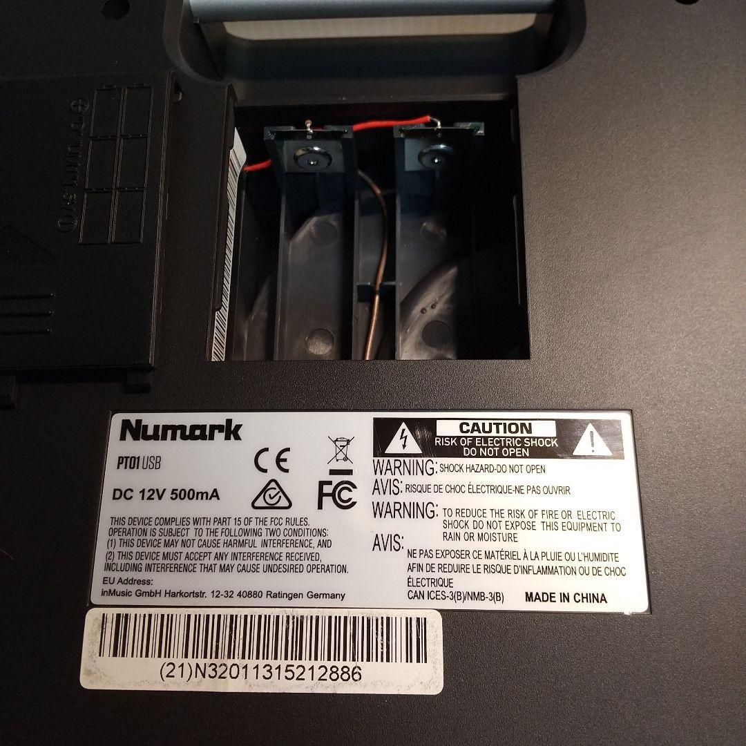 NumarkポータブルレコードプレーヤーPT01USB