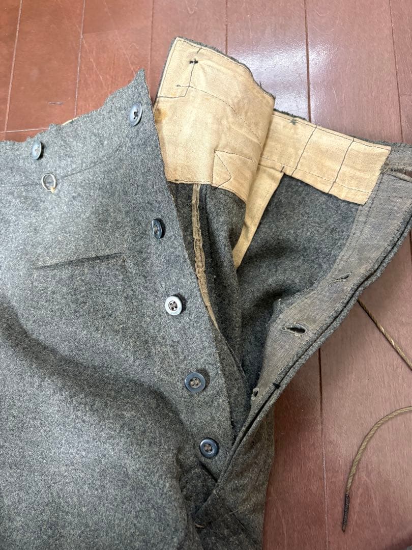 大戦中ドイツ軍乗馬ズボン実物Mサイズ