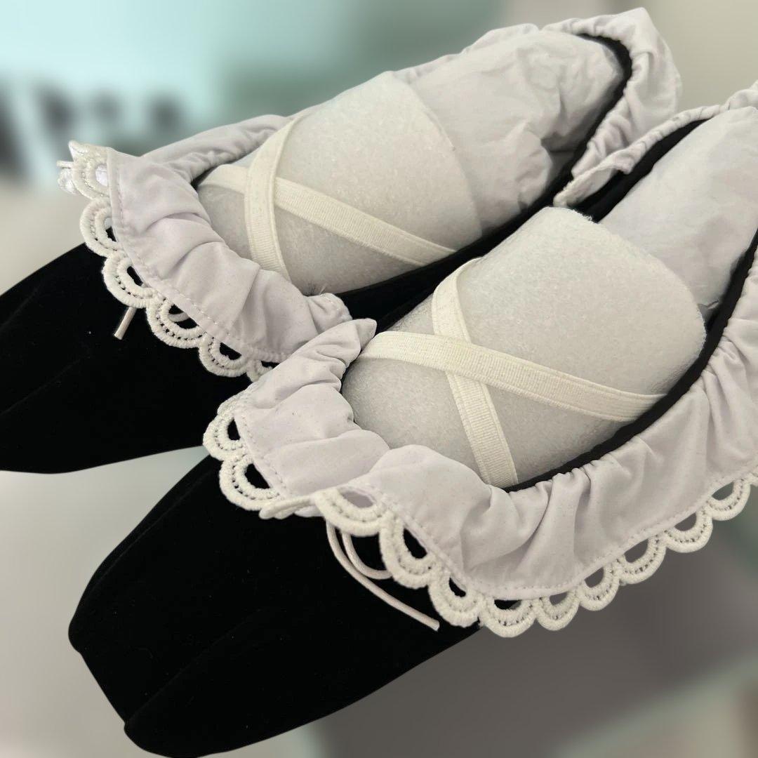 靴 bibiy B. LACE BALLERINAS