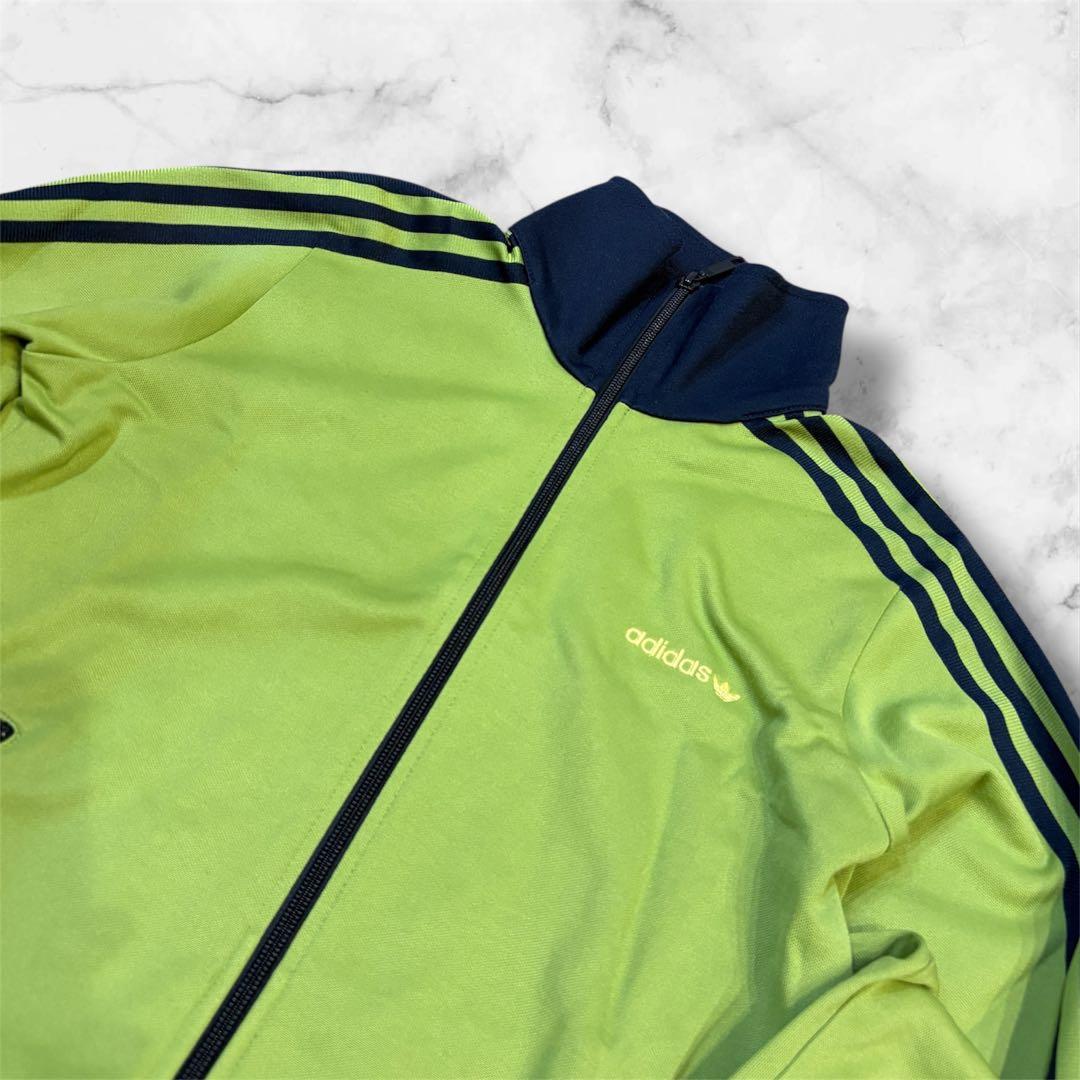 【極美品・希少カラー】00s adidas トラックジャケット グリーン L