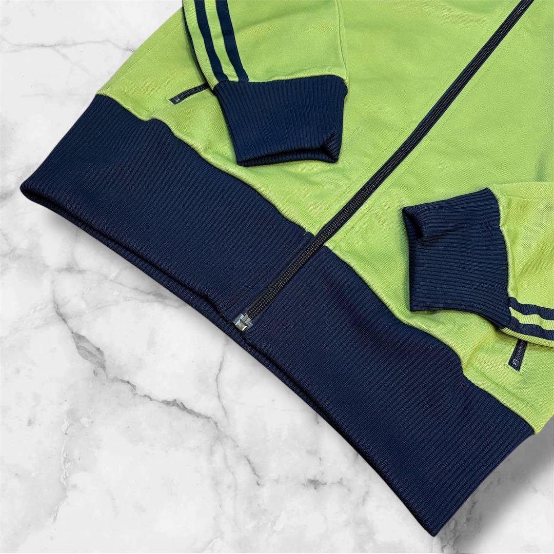 【極美品・希少カラー】00s adidas トラックジャケット グリーン L