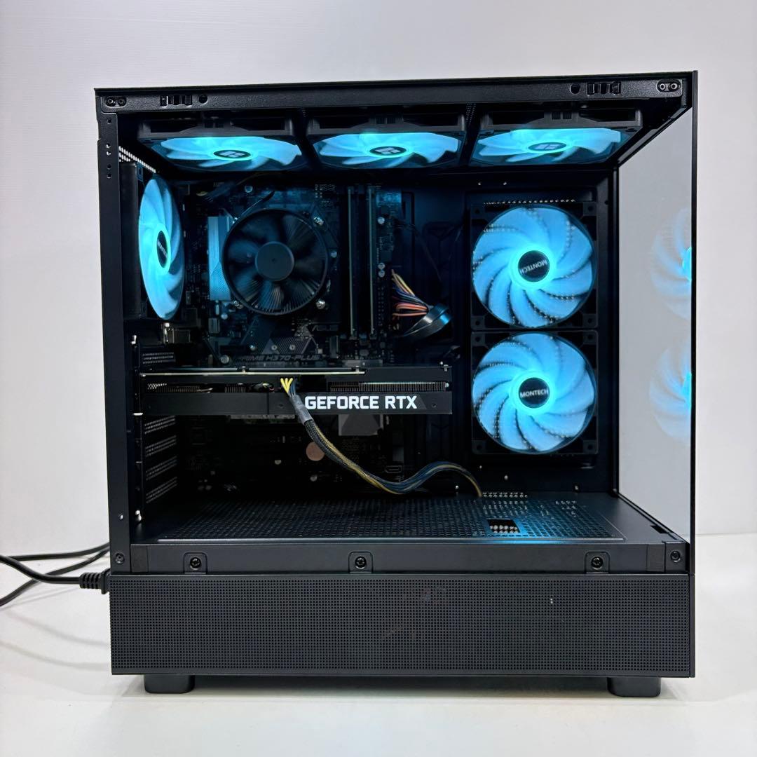 自作ゲーミングPC i7 9700F RTX3070 新品ピラーレスケース使用