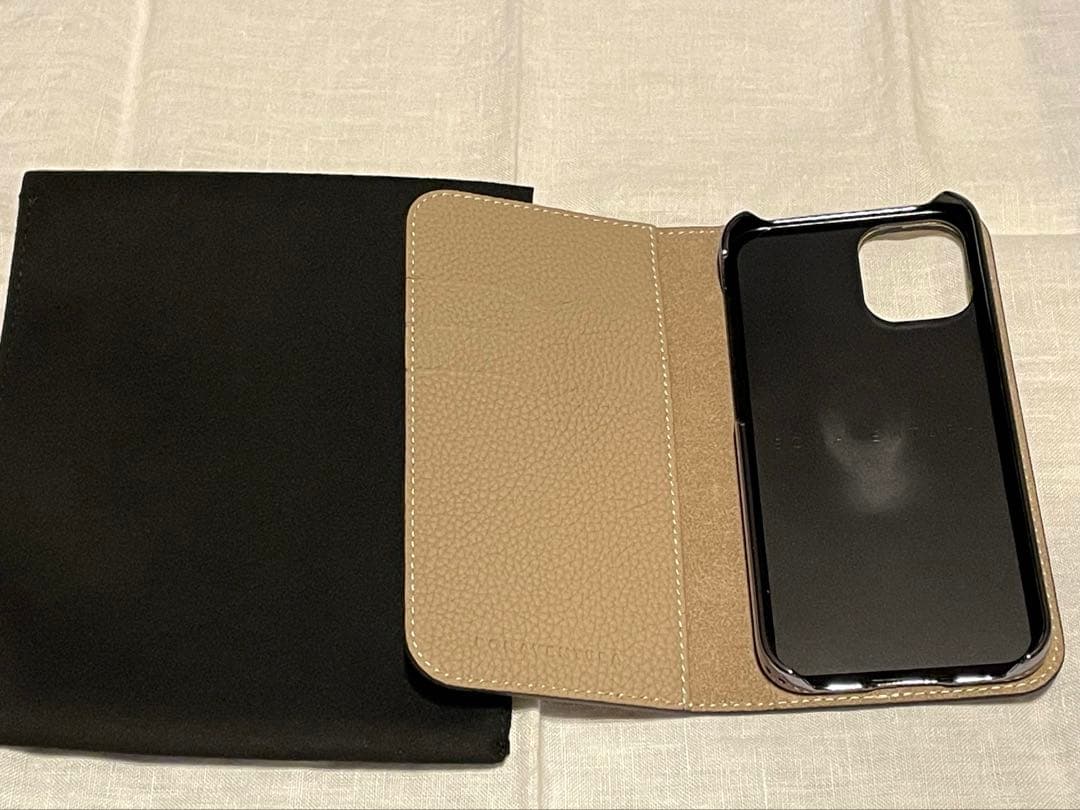 VONAVENTURA スマホケース　iPhone12 mini グレージュ