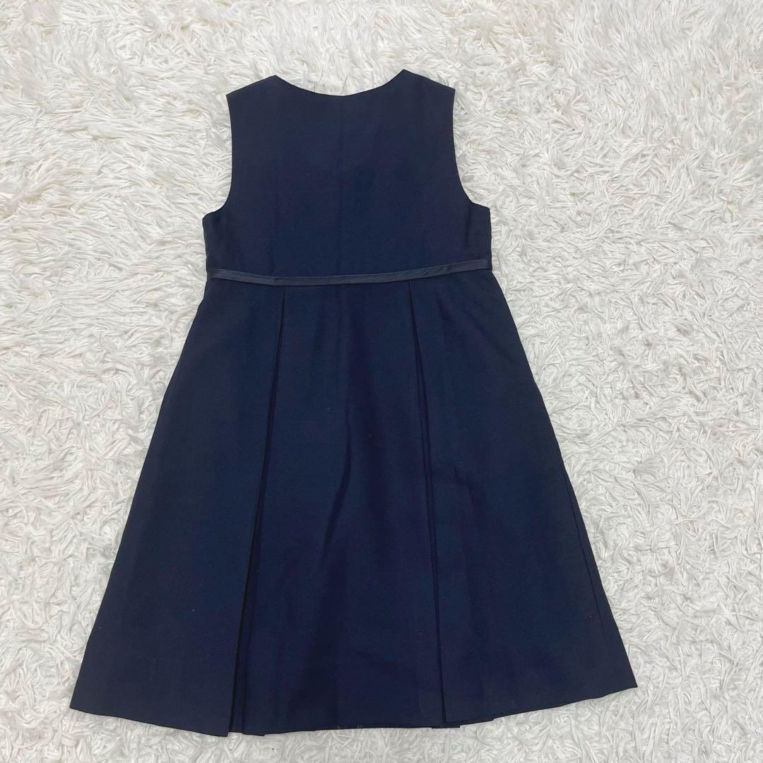 現行品✨ファミリア　アンサンブルスーツ　120フォーマル3点 受験　ネイビー美品