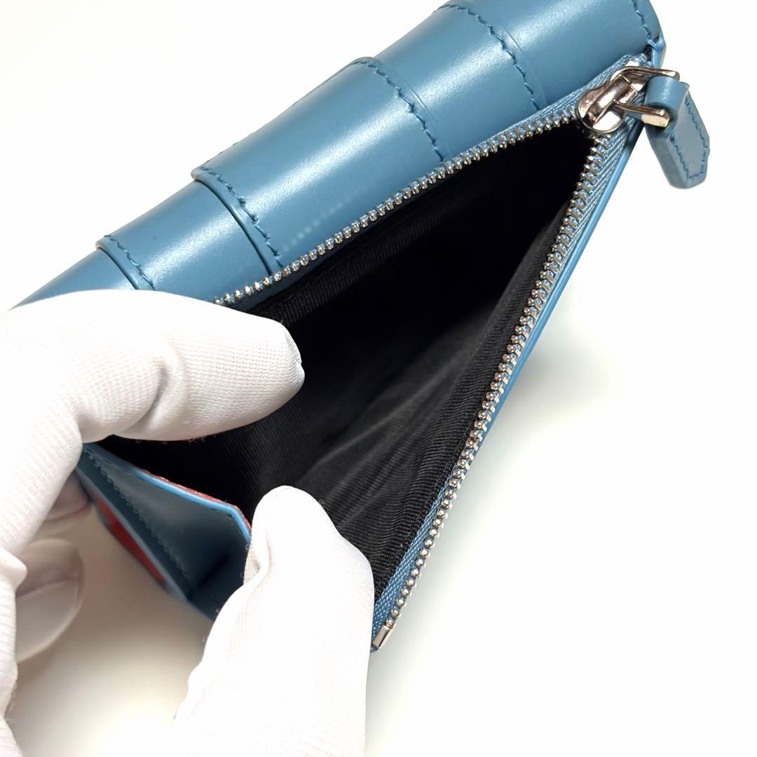 BVLGARI 三つ折り財布 セルペンティ フォーエバー レザー 美品 未使用