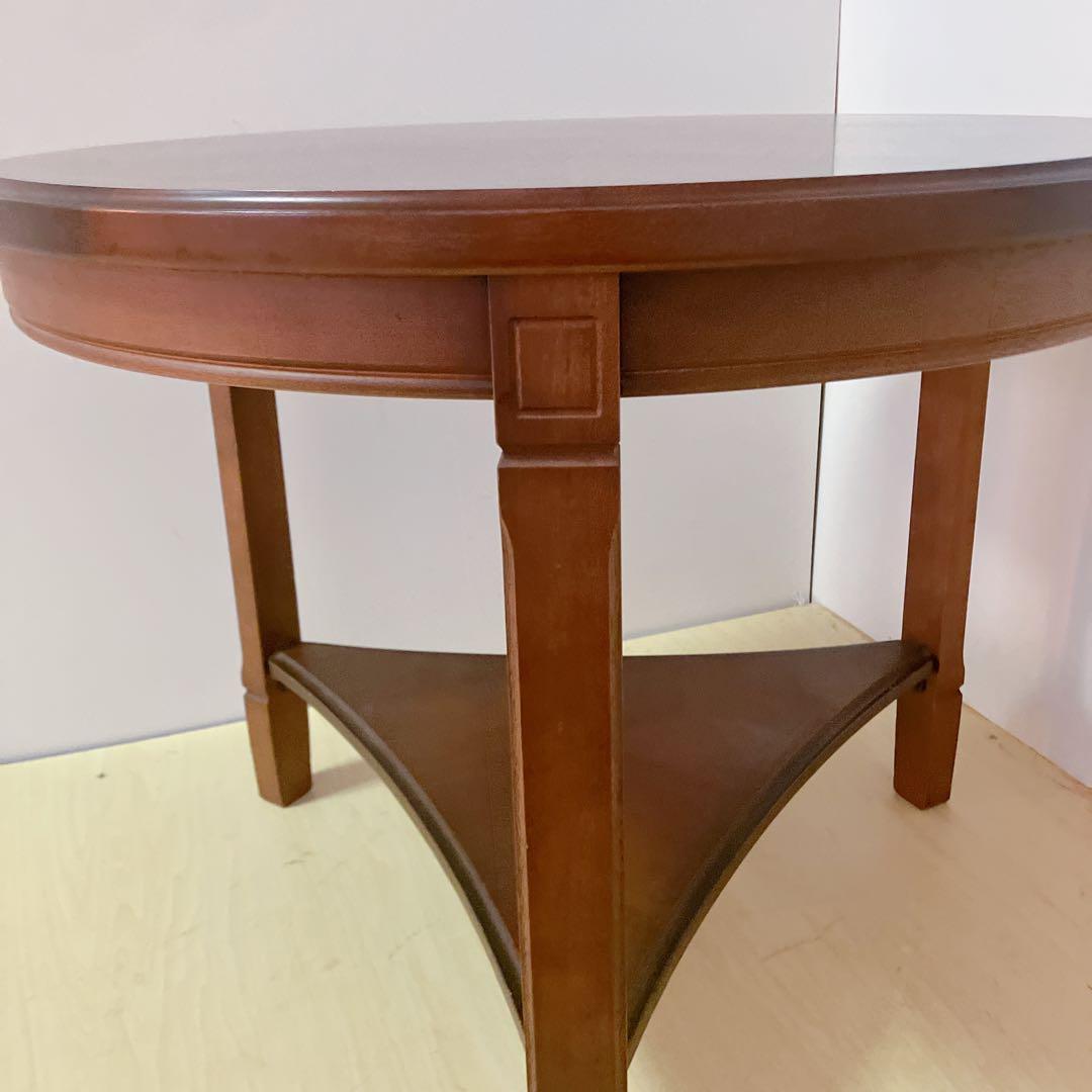 マルニ木工　maruni 地中海シリーズ　ラウンドテーブル　ローテーブル　サイド