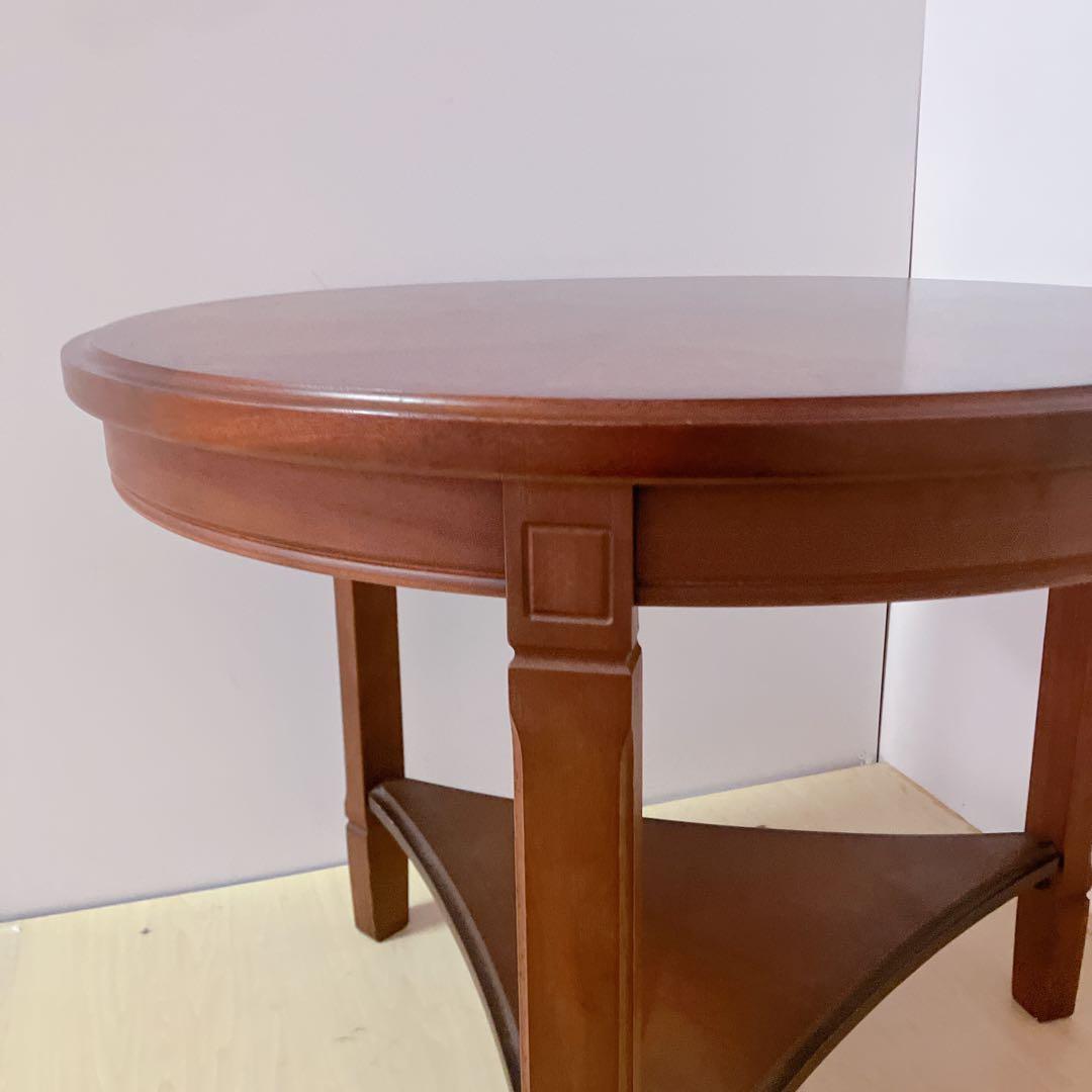 マルニ木工　maruni 地中海シリーズ　ラウンドテーブル　ローテーブル　サイド