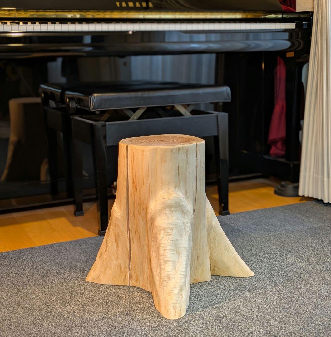 fromjapan6618　檜　切り株　丸太　椅子　スツール 高さ約40㎝