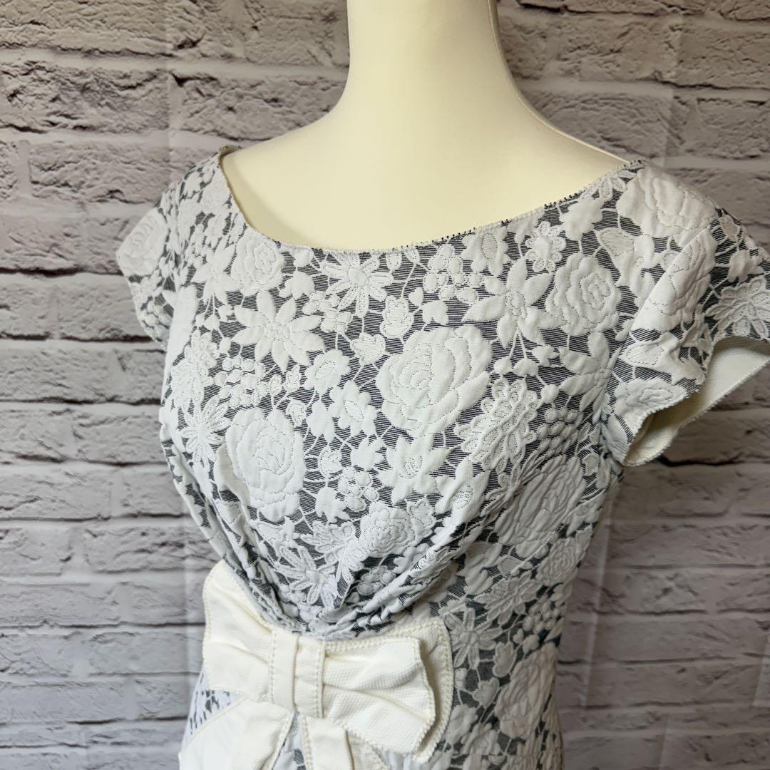 【ルイ ヴィトン】ワンピース パーティードレス 半袖 サイズ38 R-89