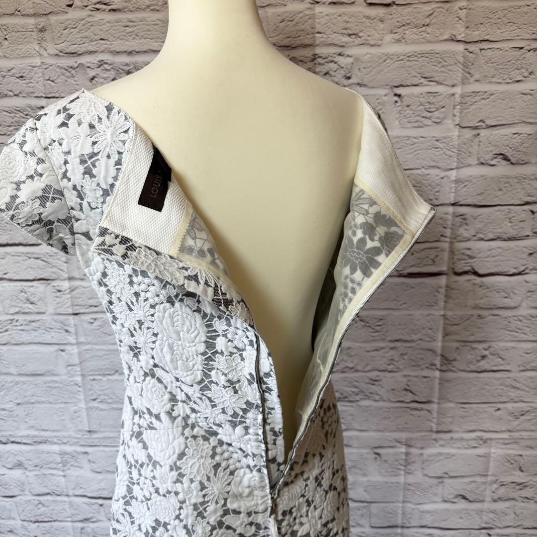 【ルイ ヴィトン】ワンピース パーティードレス 半袖 サイズ38 R-89